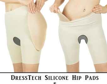 Dresstech Silicone Hip Pads Crossdresser, Transgender & MTF Gender Fluid Hip  Enhancers Instant Hourglass Figure 