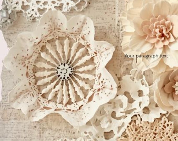Featured listing image: Shabby Memories Junk Journal Pages, Tags, and Pockets