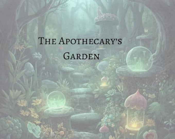 Featured listing image: The Apothecary's Garden: Junk Journal Pages, Pockets, and Tags