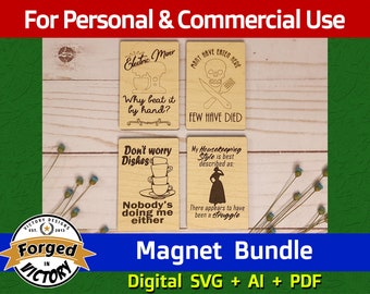 Electric Mixer / Many Have Eaten Here / Don't Worry Dishes / My Housekeeping Style | SVG AI PDF Bundle | Digital Download | Glowforge