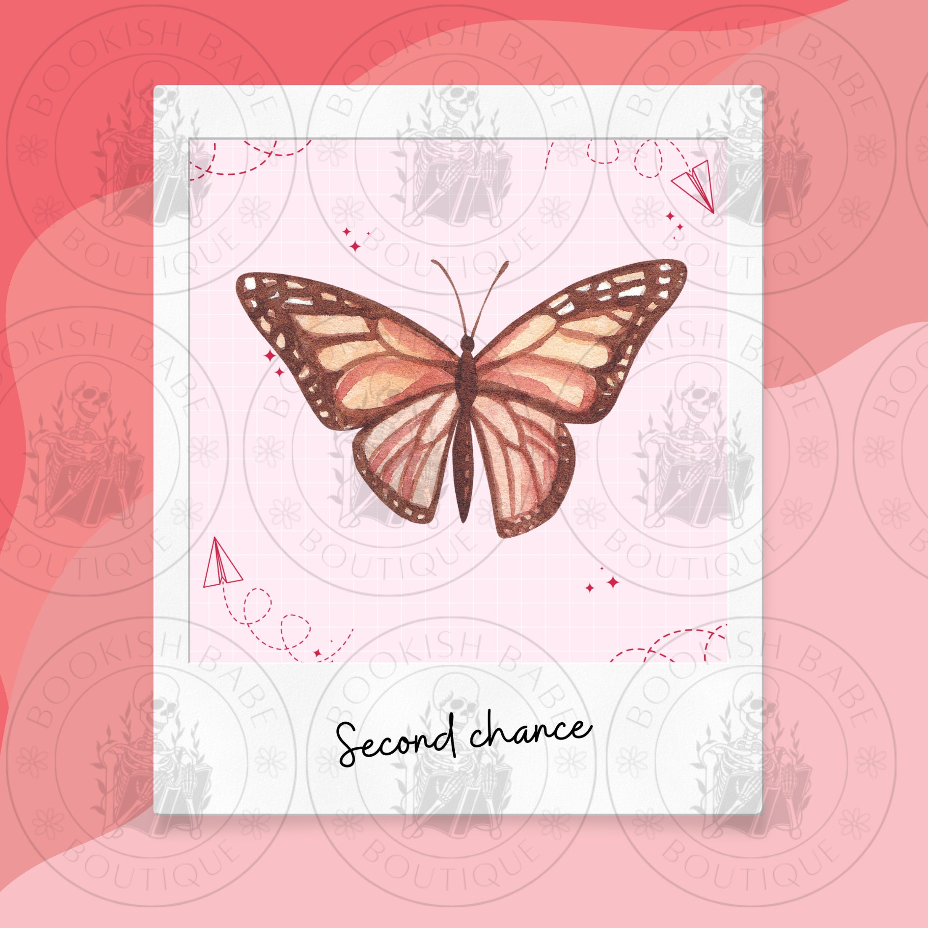 Second Chance PNG, Bookish PNG, Booktok, Books, Read, Design, Book