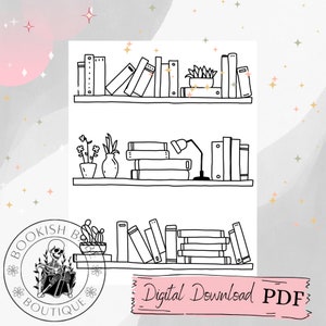 Reading Journal Printable, Book Reading Planner, Reading Challenge, Book Review logbook, Monthly Reading Journal, Reading Tracker Printable