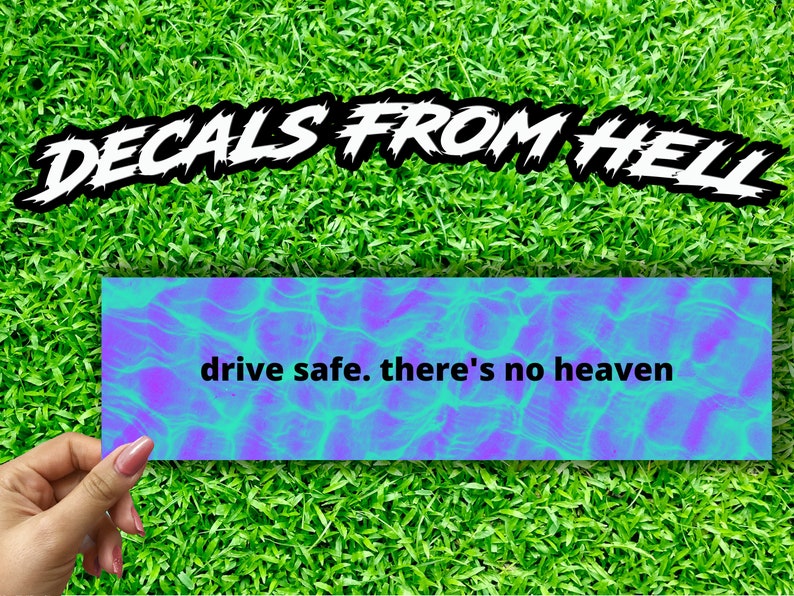 Drive Safe Bumper Sticker Car Decal Waterproof Sticker for Cars Etsy