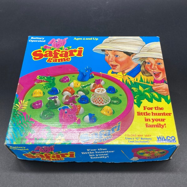 Vintage Safari Fishing Game by Hilco for Kids