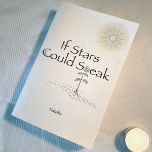Livre de poésie spirituelle, Mots inspirants, « Si les étoiles pouvaient parler » Livre de poésie signé, Citations, Cadeau de poésie, Livres de poèmes, Méditation
