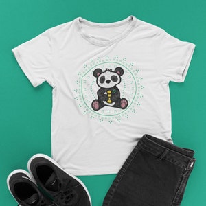 Cute Panda T-Shirt | Unisex Jersey Short Sleeve Tee