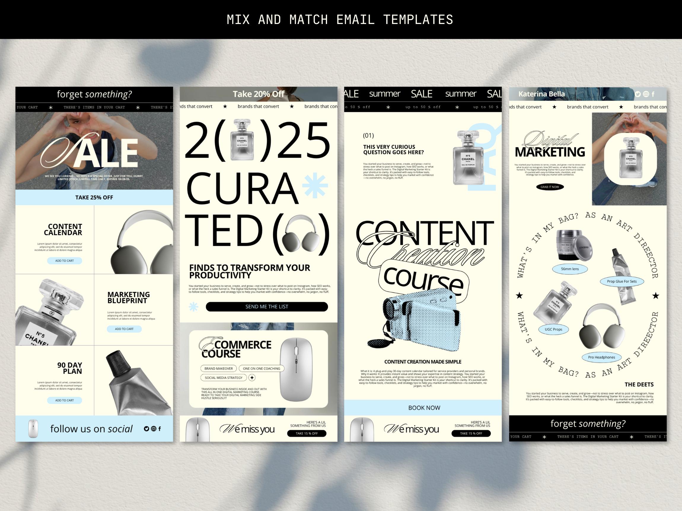 Editable Email Templates | Digital Marketing Newsletter | Affiliate ...