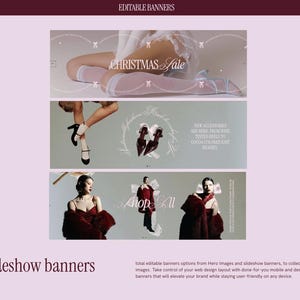 Coquette Shopify Theme Website Template Boutique Design Fashion Store Layout Stylish Ecommerce Clothing Brand Feminine Aesthetic Pink Maroon Color Scheme Editorial Style Online Shop Ready To Use Professional Design Conversion Optimized