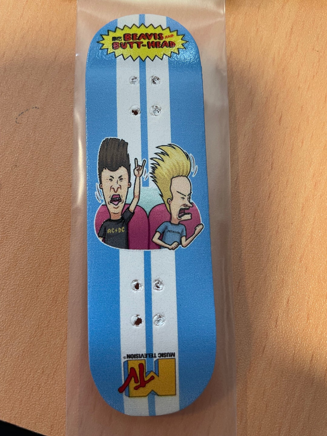 Custom Printed Beavis & Butthead Fingerboard - Etsy UK