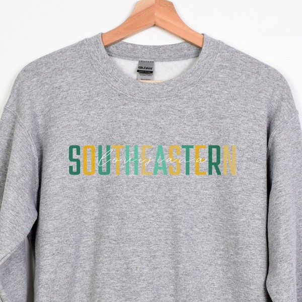 Southeastern Louisiana University Sweatshirt, Louisiana Sweatshirt, Louisiana College, Louisiana Student Crew Neck Sweatshirt