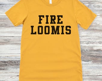 Fire Loomis New Orleans Sports T-Shirt – Funny New Orleans Fan Shirt – Football/Basketball T-shirt Front and back design