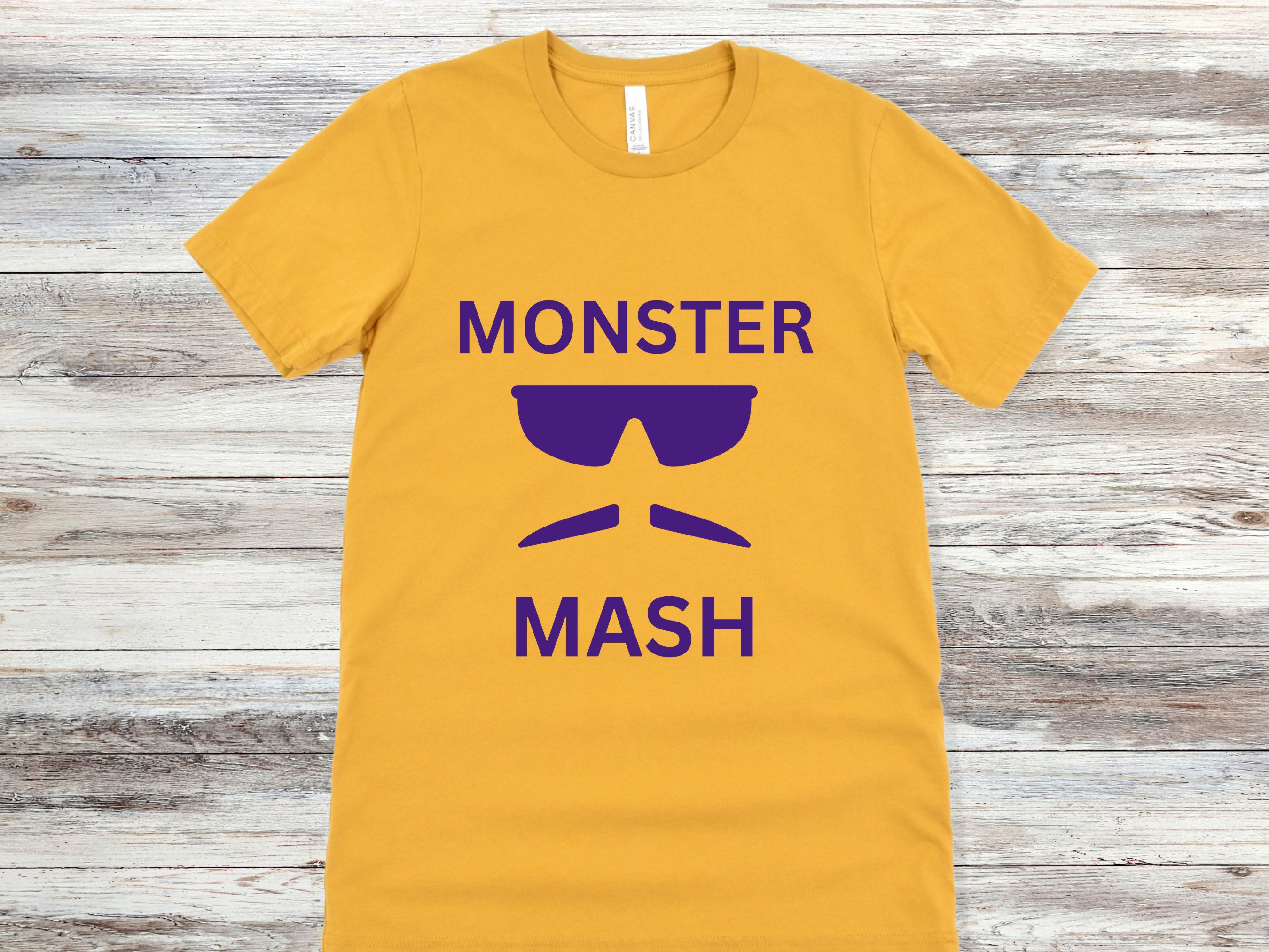 Monster Mash, Milam, Tiger Baseball, Purple and Gold Louisiana T-shirt, Fun Louisiana T-shirts, State T-shirts- Youth and Adult