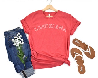 Louisiana T-shirt, Fun Louisiana T-shirts, State Tshirts