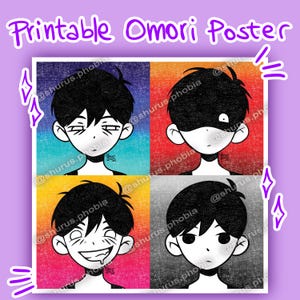 Printable Omori Handmade Poster