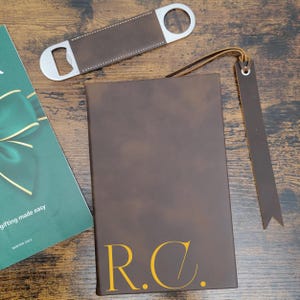Diario de regalo personalizado / Cuaderno personalizado / Diario de graduación / Regalo de cumpleaños / Diario de cuero personalizado con grabado