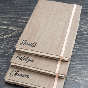 Personalized Journal | Customized Notebook | Graduation Journal| Birthday Gift | Customized Leather Journal With Different Engraving Color