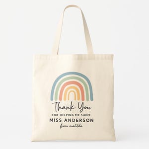 Teacher Appreciation Gift Tote Bag |  Personalization Teacher Tote Bag| Leaving Gift For Teacher Boho Tote bag. Teacher's Handbag