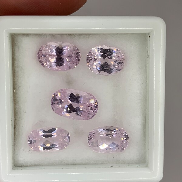 5 Kunzites Pakistan 16,57ct  naturelles FMG gemstones