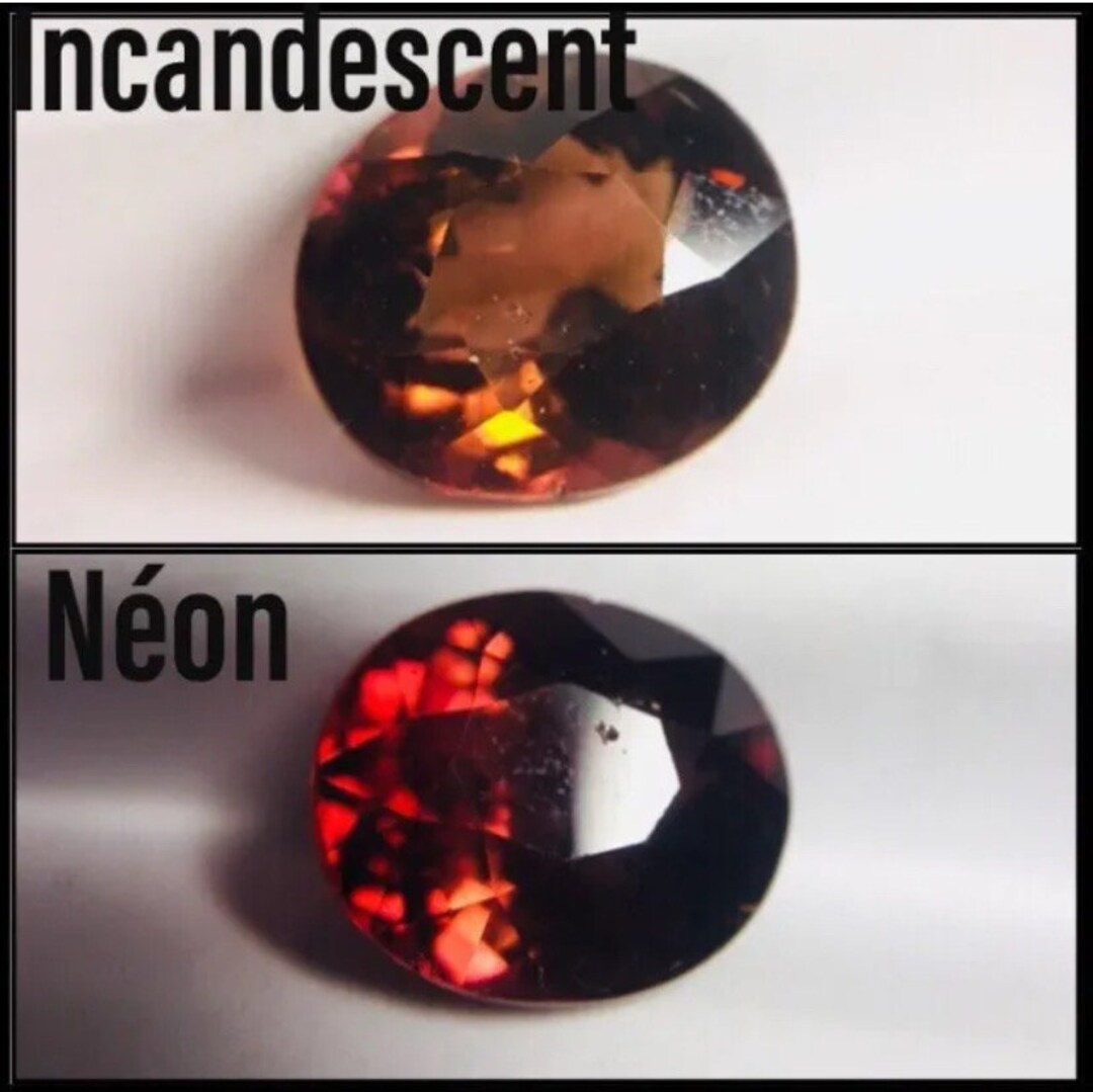 Grenat Changeant De Couleur 1,17 Carats - Effet Alexandrite (vert/rouge), Provenance Mozambique, Taille Ovale Excellente, Non Traité