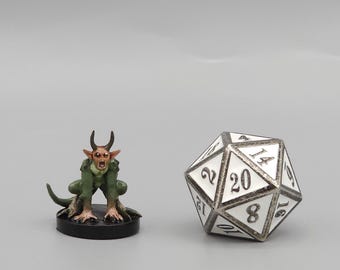 BEHOLD! A Quasit Miniature! Hand Painted or Primed - D&D / TTRPG Minis - 14k Resin 3D Printed for Ultra-Fine Details!