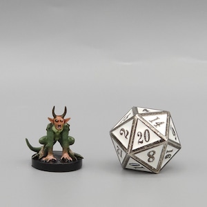 BEHOLD! A Quasit Miniature! Hand Painted or Primed - D&D / TTRPG Minis - 14k Resin 3D Printed for Ultra-Fine Details!