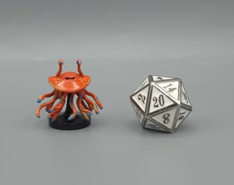 ¡CONTEMPLA! ¡Una miniatura de Flumph! Pintada a mano o imprimada - Miniaturas de D&D / TTRPG - ¡Impresas en 3D con resina de 14k para detalles ultrafinos!