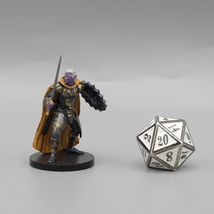 BEHOLD! A Drow Elite Warrior Miniature! Hand Painted or Primed - D&D / TTRPG Minis - 8k Resin 3D Printed for Ultra-Fine Details!