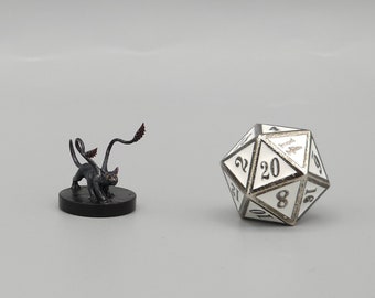 BEHOLD! A Displacer Kitten Miniature! Hand Painted or Primed - D&D / TTRPG Minis - 8k Resin 3D Printed for Ultra-Fine Details!
