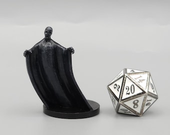 BEHOLD! A Shadow Miniature! Hand Painted or Primed - D&D / TTRPG Minis - 8k Resin 3D Printed for Ultra-Fine Details!