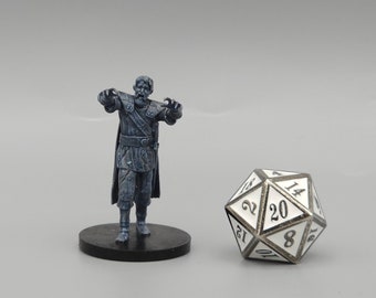 BEHOLD! A Stone Cursed Miniature! Hand Painted or Primed - D&D / TTRPG Minis - 14k Resin 3D Printed for Ultra-Fine Details!