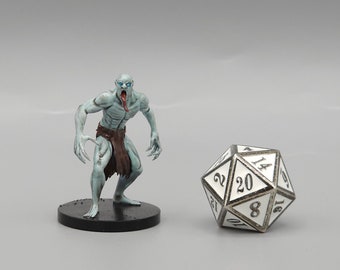 BEHOLD! A Ghoul Miniature! Hand Painted or Primed - D&D / TTRPG Minis - 14k Resin 3D Printed for Ultra-Fine Details!
