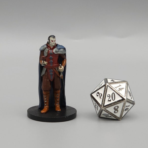 BEHOLD! A Strahd von Zarovich Miniature! Hand Painted or Primed - D&D / TTRPG Minis - 8k Resin 3D Printed for Ultra-Fine Details!