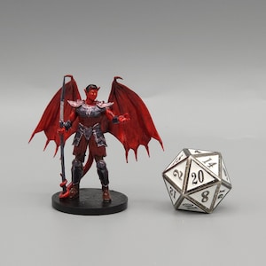 BEHOLD! A Cambion Miniature! Hand Painted or Primed - D&D / TTRPG Minis - 8k Resin 3D Printed for Ultra-Fine Details!