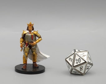 BEHOLD! A King Miniature! Hand Painted or Primed - D&D / TTRPG Minis - 14k Resin 3D Printed for Ultra-Fine Details!