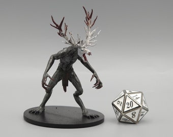 BEHOLD! A Winter Horror Miniature! Hand Painted or Primed - D&D / TTRPG Minis - 8k Resin 3D Printed for Ultra-Fine Details!