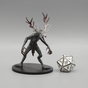 BEHOLD! A Winter Horror Miniature! Hand Painted or Primed - D&D / TTRPG Minis - 8k Resin 3D Printed for Ultra-Fine Details!