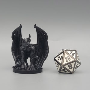 ZOBACZ! Miniatura Gargulca! Malowana ręcznie lub gruntowana – figurki D&D / TTRPG – żywica 14k, druk 3D dla uzyskania najdrobniejszych szczegółów!