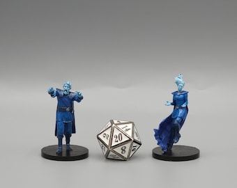 BEHOLD! Ghost Miniatures! Hand Painted or Primed - D&D / TTRPG Minis - 14k Resin 3D Printed for Ultra-Fine Details!