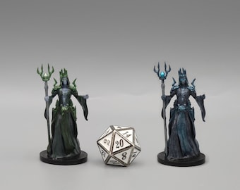 BEHOLD! A Lich Miniature! Hand Painted or Primed - D&D / TTRPG Minis - 8k Resin 3D Printed for Ultra-Fine Details!