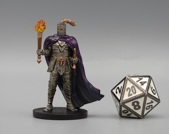 BEHOLD! A Death Knight Miniature! Painted or Primed - D&D / TTRPG Minis - 8k Resin 3D Printed for Ultra-Fine Details!