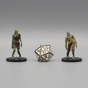 ACHTUNG! Zombie Miniaturen! Handbemalt oder grundiert - D & D / TTRPG - 8k Harz 3D Gedruckt für ultrafeine Details!