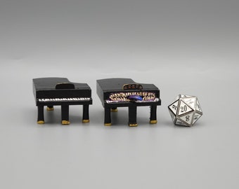 BEHOLD! Mimic Piano Miniatures! Hand Painted or Primed - D&D / TTRPG Minis - 14k Resin 3D Printed for Ultra-Fine Details!