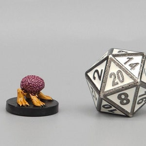 KIJK! Intellect verslindt miniaturen! Geschilderd of met grondlaag - D&D / TTRPG-mini's - 14k hars 3D-geprint voor ultrafijne details!