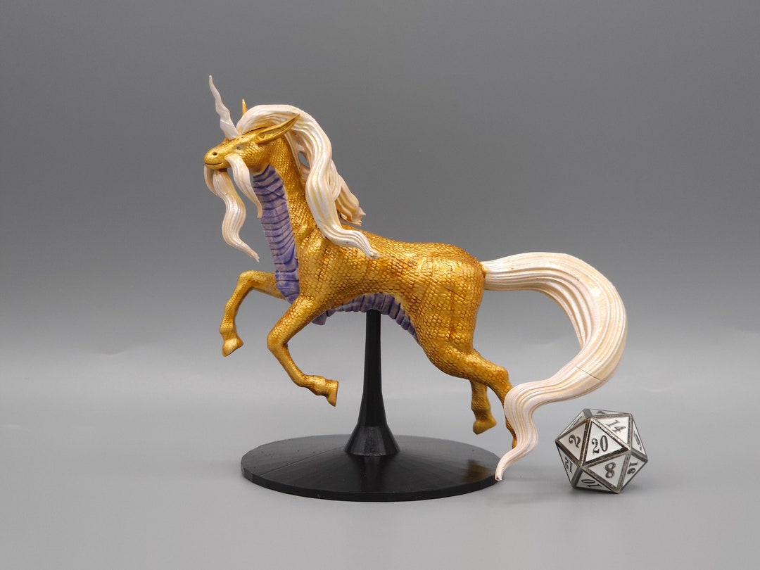 BEHOLD! A Ki-rin Miniature! Hand Painted or Primed - D&D / TTRPG Minis ...