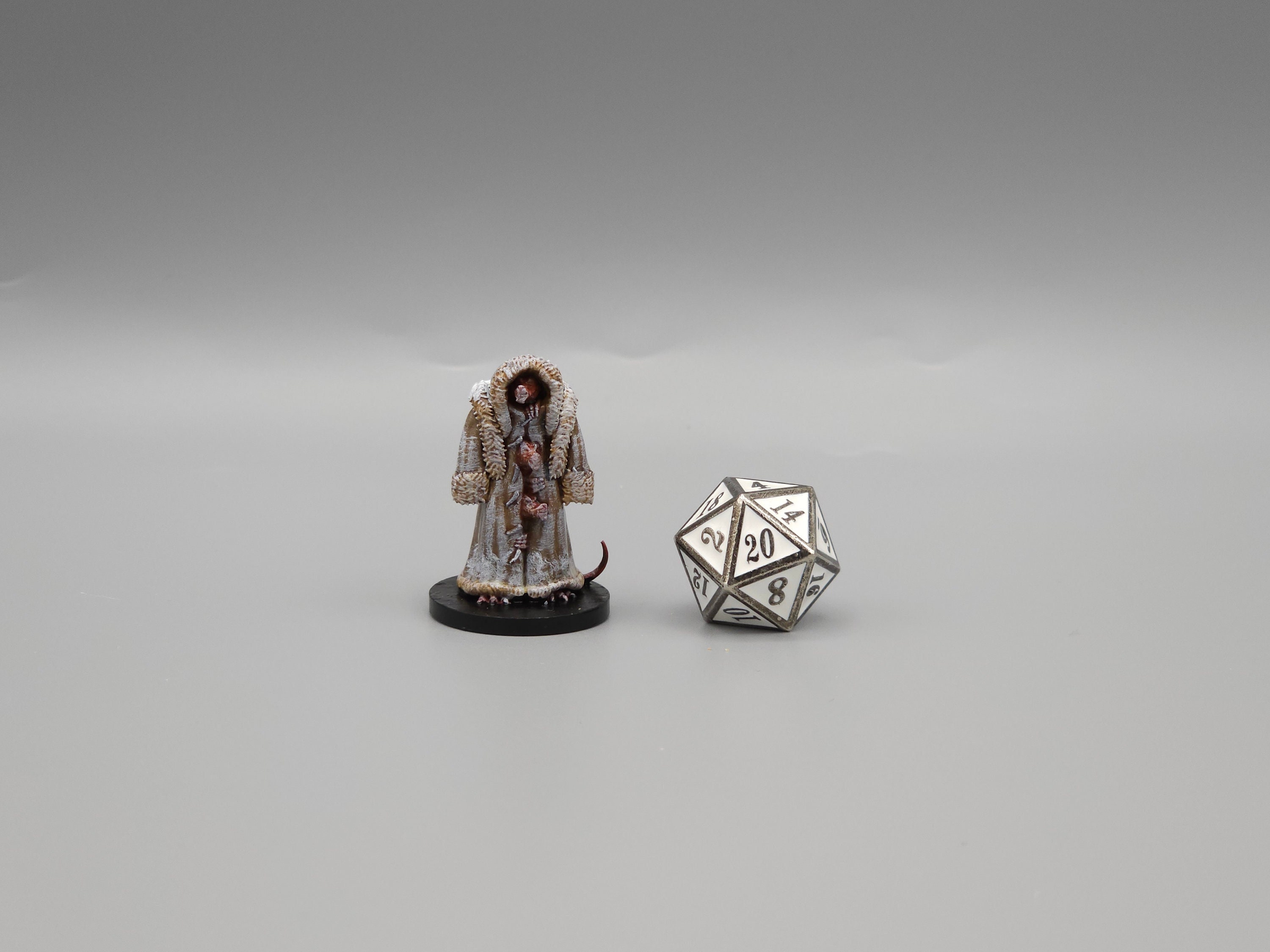 Manteau Trench Miniature 1/12 Pour Figurines - Noir, 10 Cm - Neuf