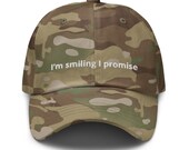 Multicam dad hat, Funny Saying Hat, Dad Birthday Gift, Dad Christmas Gift, Thanksgiving Hat