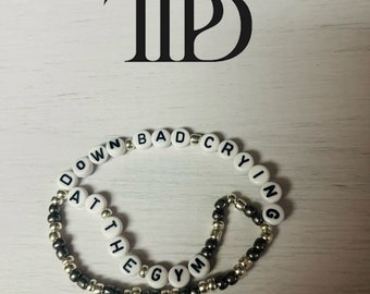 Pulsera de amistad Down Bad Taylor Swift (El Departamento de Poetas Torturados)