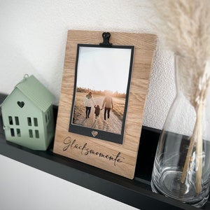 Customizable wooden picture frame/photo holder/postcard holder image 1