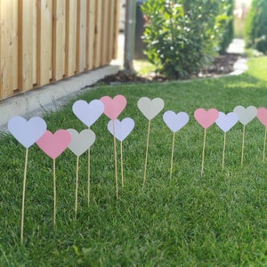 Plug-in hearts / trellis hearts wedding