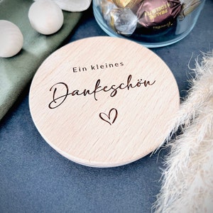 Vorratsglas mit Holzdeckel I Geschenk I personalisiert Bild 3